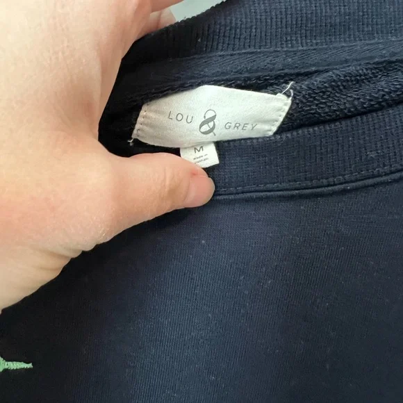 Lou & Grey Navy Sweatshirt - Picture 3 of 4